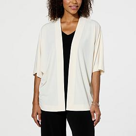 IMAN Global Chic Runway Dolman Sleeve Knit Cardigan