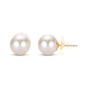 Imperial Pearls 14K 9mm-10mm Cultured Freshwater Pearl Stud Earrings