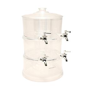 Improvements 2-Tier 4-Chamber Beverage Dispenser Party Tower