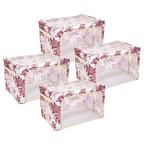 Improvements Collapsible Large Storage Bins -Set of 4