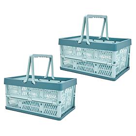 Improvements Collapsible Storage Baskets - Set of 2
