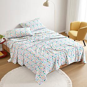 Intelligent Design 100% Cotton Flannel 4-piece Sheet Set Queen