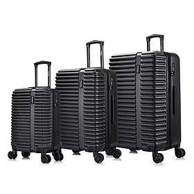 InUSA Ally 3-Piece Hardside Luggage Set with Spinner Wheels