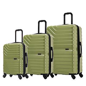 InUSA Aurum 3-Piece Lightweight Hardside Spinner Luggage Set