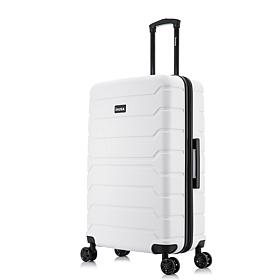 InUSA Trend 28" Large Checked Suitcase with Spinner Wheels