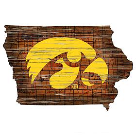 Iowa Distressed State with Logo