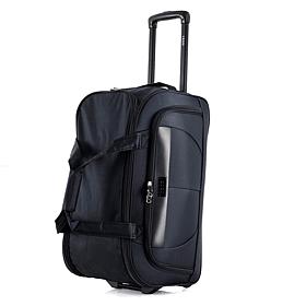 IZOD Carol 20" Rolling Duffel Bag with Wheels & Telescopic Handle