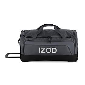 IZOD Katy 30" Rolling Duffel Bag with Telescopic Handle