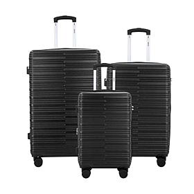 Izod Romeo 3-Piece Hard Shell Spinner Luggage Set