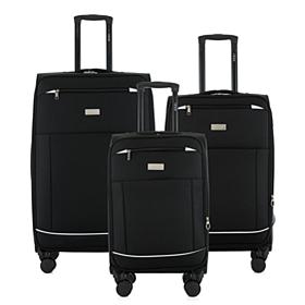 IZOD Vela 3pc Softside Spinner Luggage Set
