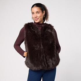 Jaclyn Smith Faux Fur Vest
