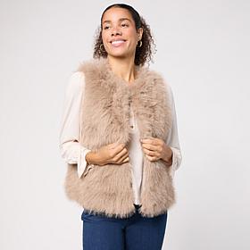 Jaclyn Smith Faux Fur Vest