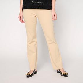 Jaclyn Smith Ponte Knit Pull-On Bootcut Pant