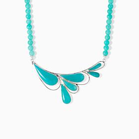 Jay King Amazonite Necklace, Sterling Silver