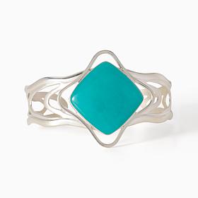 Jay King Amazonite Sterling Silver Cuff Bracelet