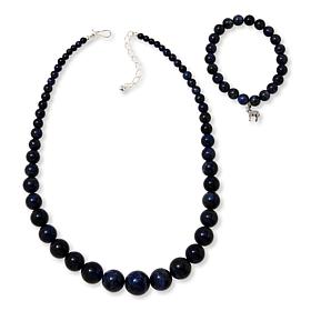 Jay King Blue Sodalite Beaded Jewelry Set