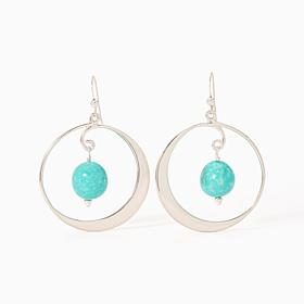 Jay King Campitos Turquoise Earrings, Sterling Silver