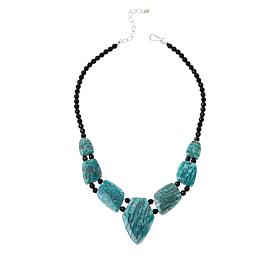 Jay King Chalcedony, Amazonite and Lapis Reversible Necklace