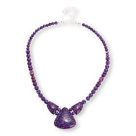 Jay King Composite Purple Spiny Oyster Shell 18-1/2" Necklace