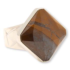 Jay King Desert Sunset Jasper Square Stone Solitaire Ring
