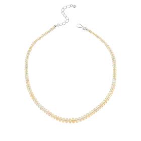 Jay King Ethiopian Vanilla Opal Bead Necklace