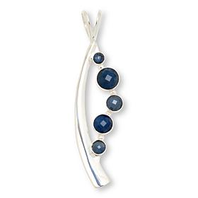 Jay King Gallery Collection Sterling Silver Sapphire Pendant
