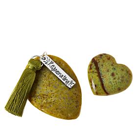 Jay King Green Opal 2-Stone Specimen Set