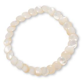 Jay King Mother-of-Pearl Bead Stretch Bracelet