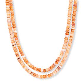 Jay King Multicolor Lion's Paw Shell Bead 2-Strand Necklace