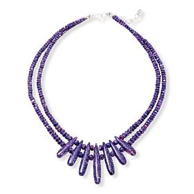 Jay King  Purple Spiny Oyster Shell 18" Necklace