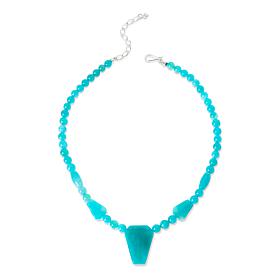 Jay King Sterling Silver Amazonite Necklace