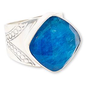 Jay King Sterling Silver Blue Apatite Ring