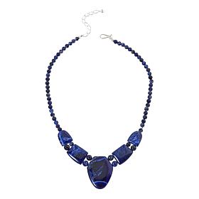 Jay King Sterling Silver Blue Sodalite 18" Necklace