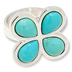 Jay King Sterling Silver Campitos Turquoise 4-Stone Ring