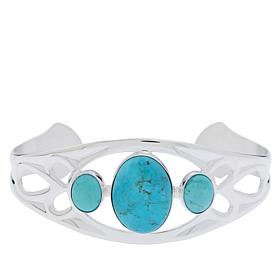 Jay King Sterling Silver Kingman Turquoise Cuff Bracelet