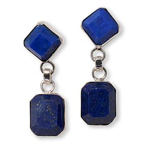 Jay King Sterling Silver Lapis Drop Earrings