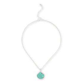 Jay King Sterling Silver Rhodochrosite or Turquoise Pendant with Chain