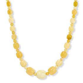 Jay King Yellow Opal Beaded 18" Necklace