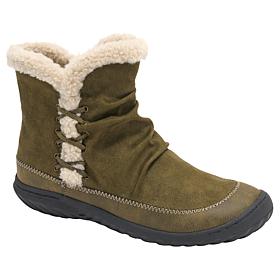 JBU Briar Ankle Boot with Faux Shearling Fur Detail