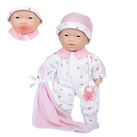 JC Toys La Baby 11" Asian Soft Body Baby Doll
