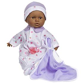 JC Toys La Baby Doll with Purple Outfit