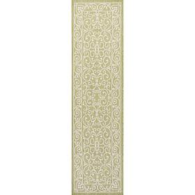 JONATHAN Y Charleston Vintage Filigree Indoor/Outdoor 2' x 10' Runner