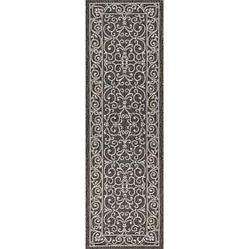 JONATHAN Y Charleston Vintage Filigree Indoor/Outdoor 2' x 10' Runner