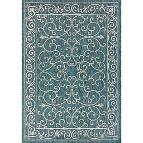 JONATHAN Y Charleston Vintage Filigree Indoor/Outdoor 5' x 8' Rug