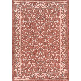 JONATHAN Y Charleston Vintage Filigree Indoor/Outdoor 9' x 12' Rug