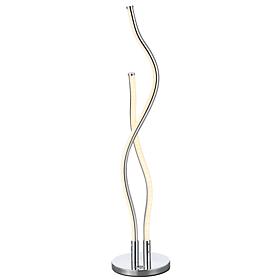 JONATHAN Y Chrome Cairo 26.25" LED Integrated Table Lamp
