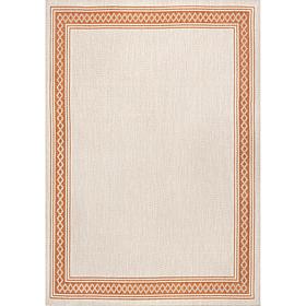 JONATHAN Y Lucia Classic Diamond Border Indoor/Outdoor 5' x 8' Rug