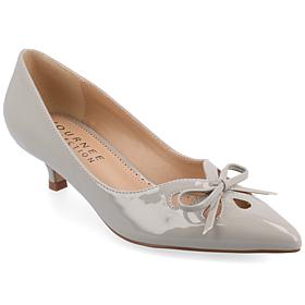 Journee Collection Womens Lutana Wide Width Kitten Heel