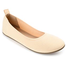 Journee Collection Womens Tru Comfort Foam Jersie Foldable Flat