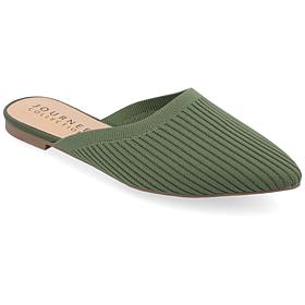 Journee Collection Womens Wide Width Aniee Mule Flats
